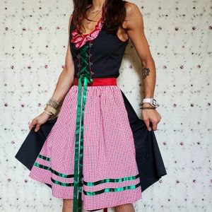 Gothic Modest Medieval Milkmaid Maiden Dress